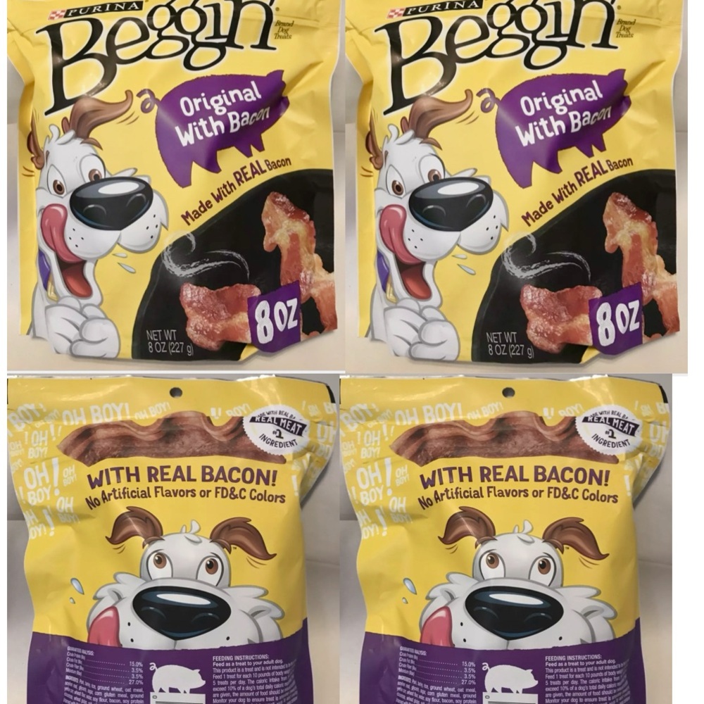 Wholesale Priced - (2 Pack) Beggin' Strips Dog Treats, Bacon Flavor, 8 Oz Pouch